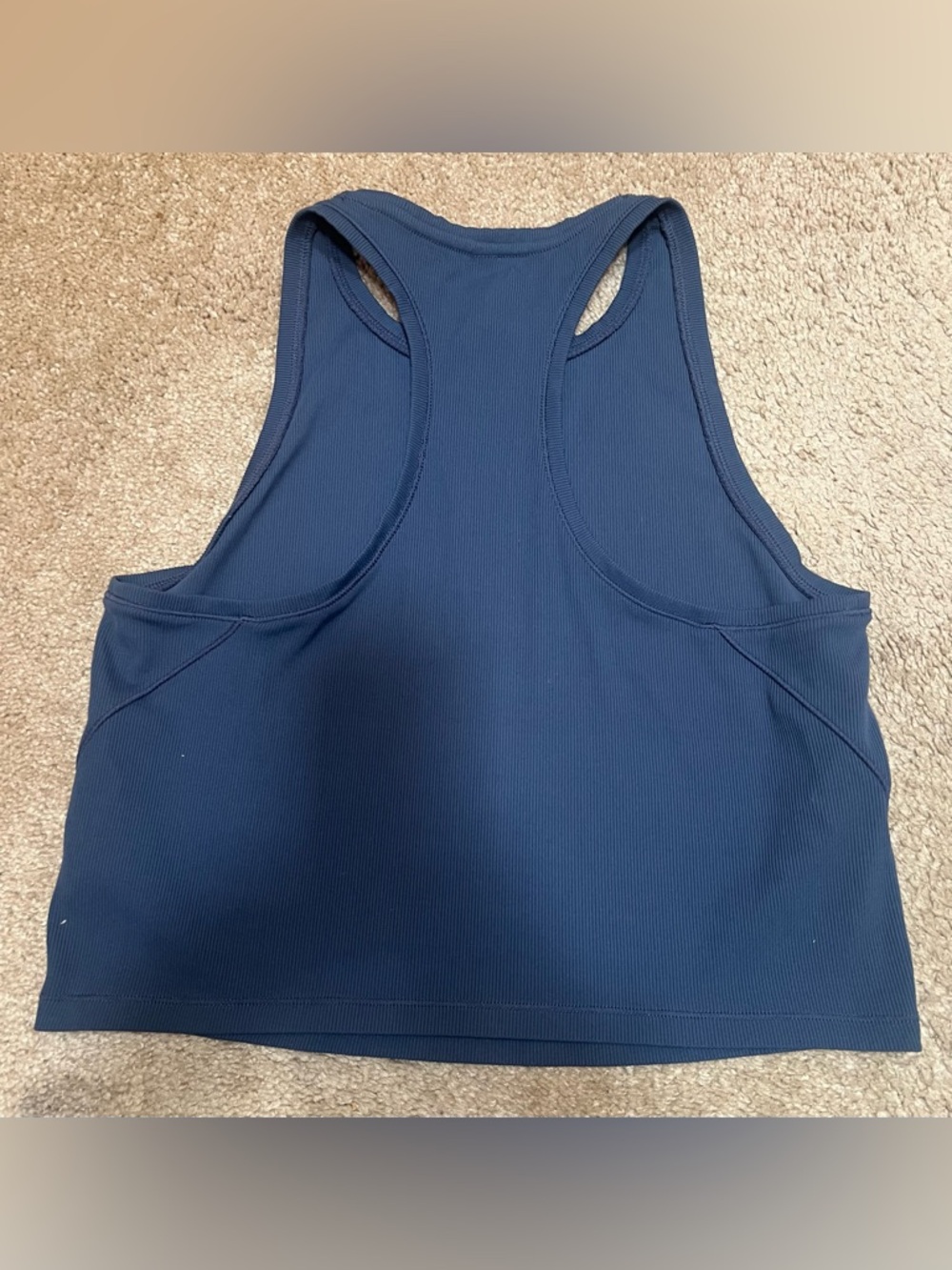 Athleta Salutation Ribbed Racerback Crop Tank - Picture 2 of 8